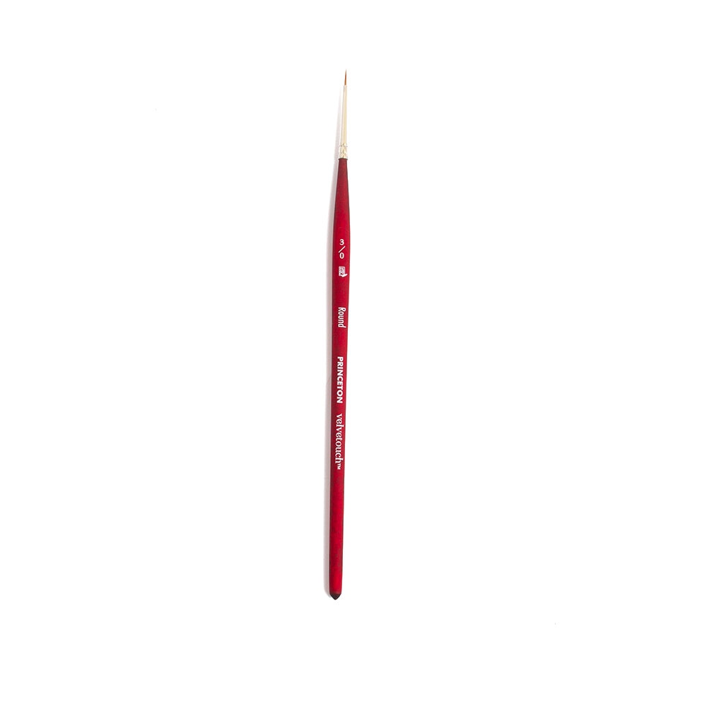 Princeton, Velvetouch, Multimedia, Brush, Round, 3/0